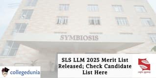 SLS LLM 2025 Merit List Released; Check Candidate List Here